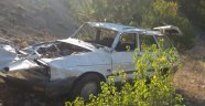 Otomobil uçuruma yuvarlandı: 1 ölü, 1 yaralı