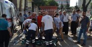 Otomobilin çarptığı yaya yaralandı