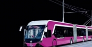 Pembe trambüslerin montajı yapılıyor