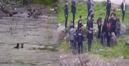 Polis, intihar etmek için nehre atlayan kadını kurtardı