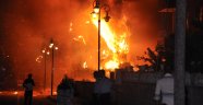 Reyhanlı'da boya deposundaki yangında 7 kişi yaralandı