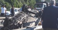 Rize'de trafik kazası: 1 ölü, 2 yaralı