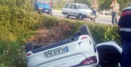 Safranbolu'da otomobil devrildi: 4 yaralı