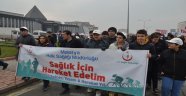 Sağlık için yürüdüler