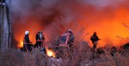 Sakarya'da geri dönüşüm fabrikasında yangın