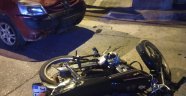 Samandağ'da otomobil ile motosiklet çarpıştı: 2 yaralı