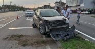 Samsun'da trafik kazası: 2 yaralı