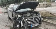 Samsun'da karşı şeride geçen tır otomobile çarptı: 4 yaralı