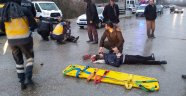 Samsun'da motosiklet kazası: 2 yaralı