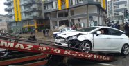Samsun'da trafik kazası: 2 yaralı