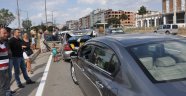 Sandıklı'da 4 araç kazaya karıştı