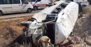 Şanlıurfa'da minibüs devrildi: 8 yaralı
