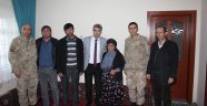 Şehit ailesine kaymakam şevkati