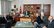 ŞEHİT VE GAZİ DERNEKLERİNDEN BAŞKAN ÇAKIR'A ZİYARET
