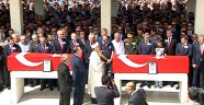 Şehitleri devletin zirvesi uğurladı