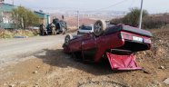 Siirt'te araç takla attı: 1 yaralı