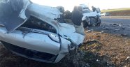 Siirt'te iki araç kafa kafaya çarpıştı: 5 yaralı