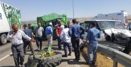 Siirt'te traktör ile minibüs çarpıştı: 6 yaralı