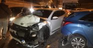 Şile otoyolunda zincirleme kaza: 2 yaralı