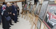 Silüet resim sergisi açıldı
