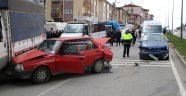Sivas'ta trafik kazası 2 yaralı