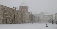 Sivas'ta yoğun kar yağışı