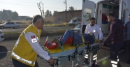 Siverek'te pikabın çarptığı simitçi ağır yaralandı
