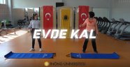 Spor Bilimleri Fakültesi'nden 'evde spor' hizmeti