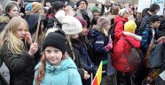 Stockholm'de iklim değişikliği protestosu