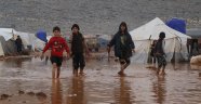 Suriye'de su basan kamplar için yardım çağrısı