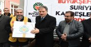  Suriyeli ailelere gıda yardımı yapıldı