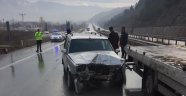 Sürücü kursu aracına arkadan çarptı: 2 yaralı