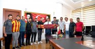 Taraftarlardan Başkan Gürkan'a ziyaret