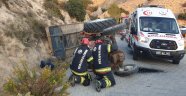 Tarım işçilerini taşıyan traktör devrildi: 9 yaralı