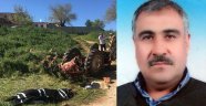 Taşa çarpan traktör devrildi: 1 ölü