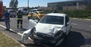 Tekirdağ'da trafik kazası : 2 yaralı