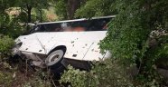 Tekirdağ'da yolcu minibüsü devrildi: 5 Yaralı