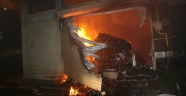 Tekstil atölyesi alev alev böyle yandı
