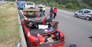 TEM Otoyolu'nda feci kaza: 1 ölü, 2 yaralı