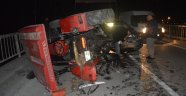 Tokat'ta otomobil traktöre çarptı: 2 Yaralı