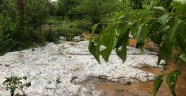 Tokat'ta dolu yağışı etkili oldu