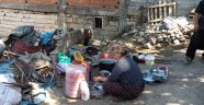 Toprak ev çöktü faciadan dönüldü