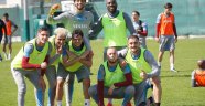 Trabzonspor'da Pereira ve Hosseini takımla çalıştı