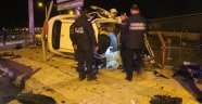Trafik kazasında polis memuru hayatını kaybetti