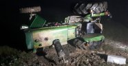 Traktör devrildi: 1 ölü