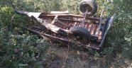 Traktör uçurumdan yuvarlandı: 1 ölü