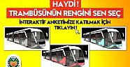 TRAMBÜS'ÜN RENGİNİ VATANDAŞ BELİRLEYECEK