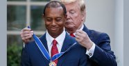 Trump'tan golfçü Tiger Woods'a Özgürlük Madalyası
