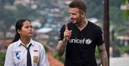 UNICEF İyi Niyet Elçisi David Beckham Endonezya'da