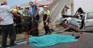 Üst geçide çarpan sürücü hayatını kaybetti